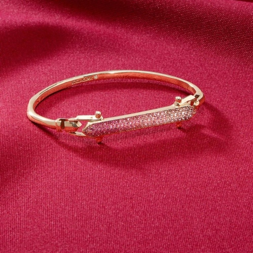 [Stella & Dot} Swarovski Rebel Bracelet Pink Ombre